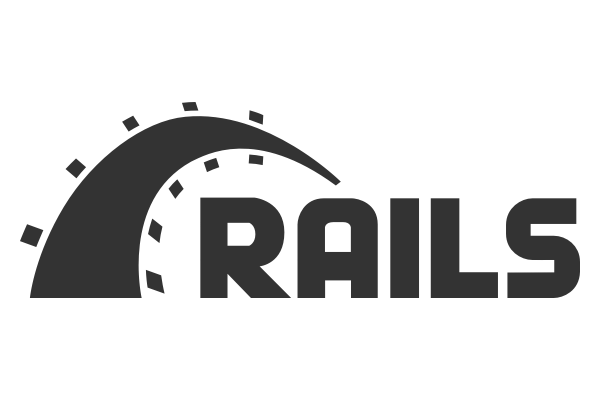 Ruby on Rails web app development logo